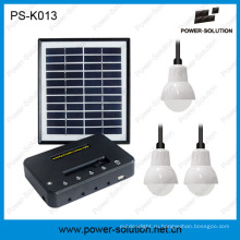3шт 4 Вт панели солнечных батарей 1 Вт SMD светодиодные лампы Солнечной комплект с функцией Заряжателя телефона (ПС-K013)